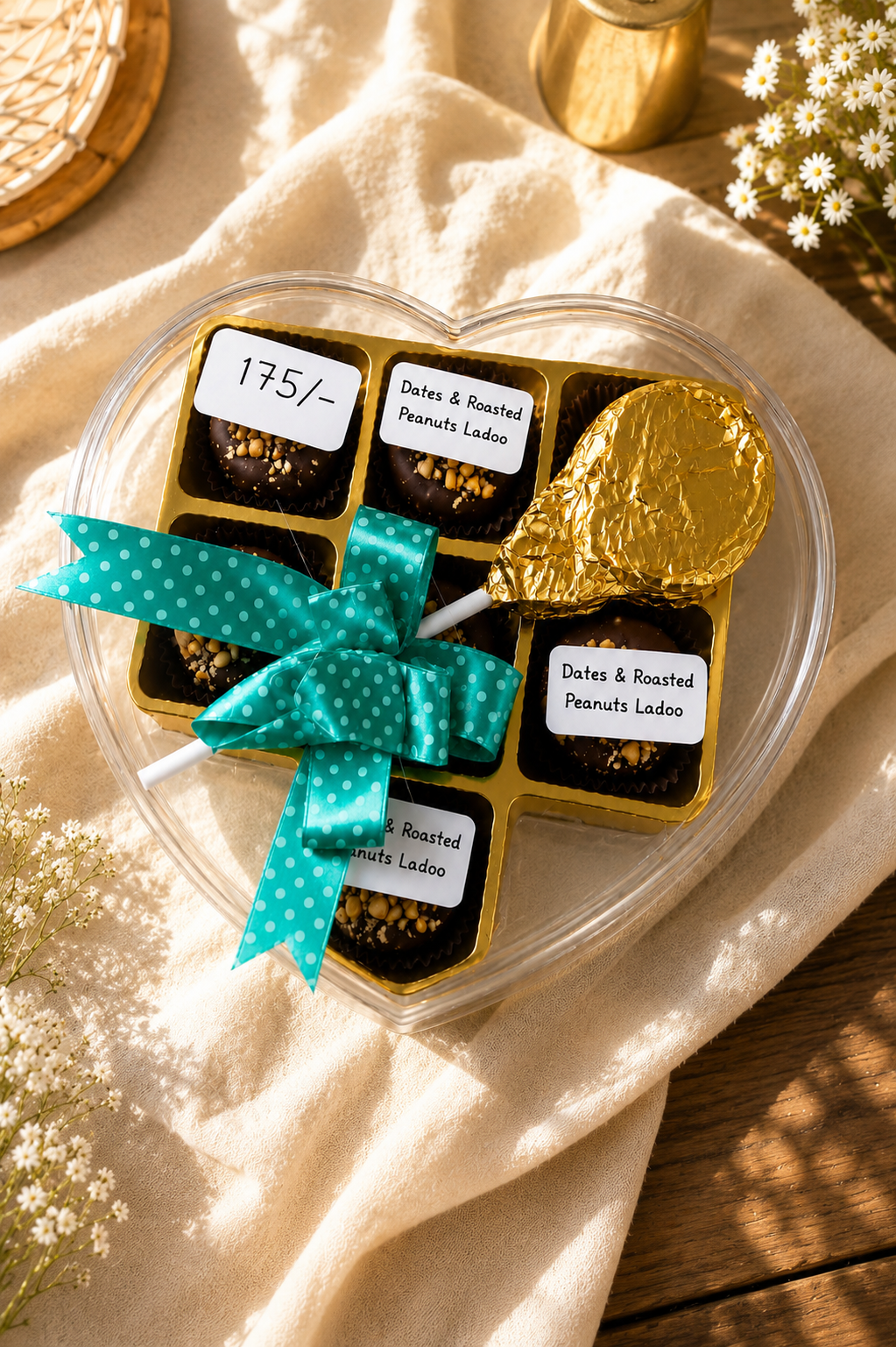 7 boxes Premium Heart Chocolate Gift Box – 7 Handmade Chocolates - Image 1