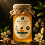Krineel Foods Natural Tulsi Honey – 100% Pure, Raw & Unprocessed Honey | 250g