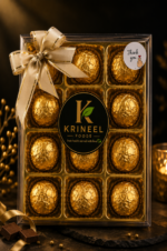 Premium Handmade Chocolate Box – 12 Artisan Chocolates