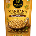 Krineel P889S Handpicked Raw Makhana - Chaat Masala Flavor | Tangy & Spicy Fox Nuts