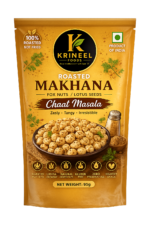 Krineel P889S Handpicked Raw Makhana - Chaat Masala Flavor | Tangy & Spicy Fox Nuts