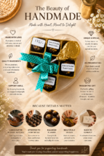 Premium Heart Chocolate Gift Box – 5 Handmade Chocolates - Image 2